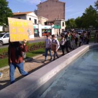 Des manifestants à Paris lors de la 2e journée de la "Grève mondiale"