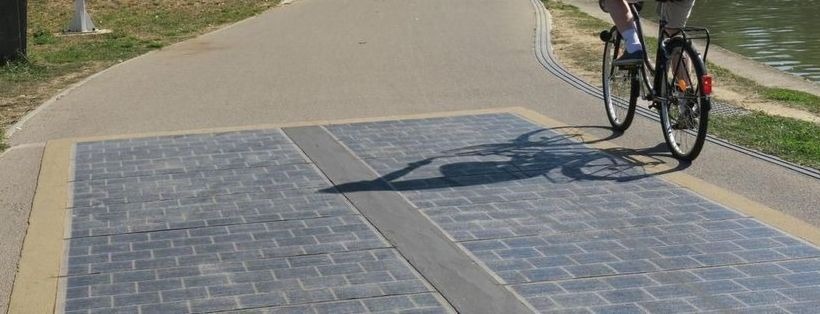 La piste cyclable solaire de Bobigny