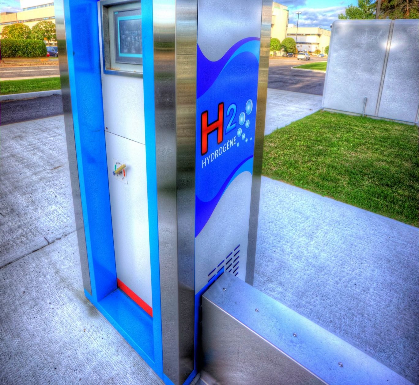 Une borne de recharge d'hydrogène (Photo : flickr).