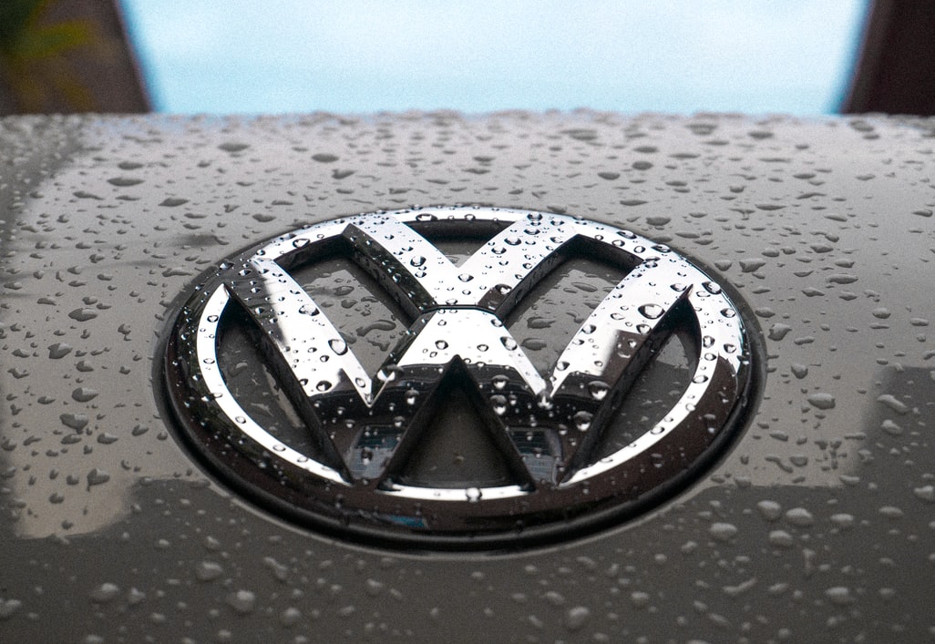 Le logo de la marque Volkswagen.