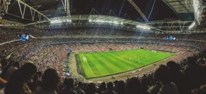 Le stade de Wembley en Angleterre.