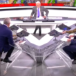 Sur le plateau de CNews avec Pascal Praud.
